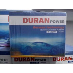Batterie de voiture sans entretien DURAN POWER 62 Ah - (DIN62MF)